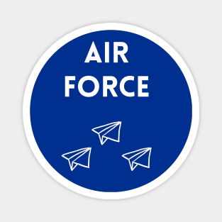 Military Air Force Paper Airplanes Magnet